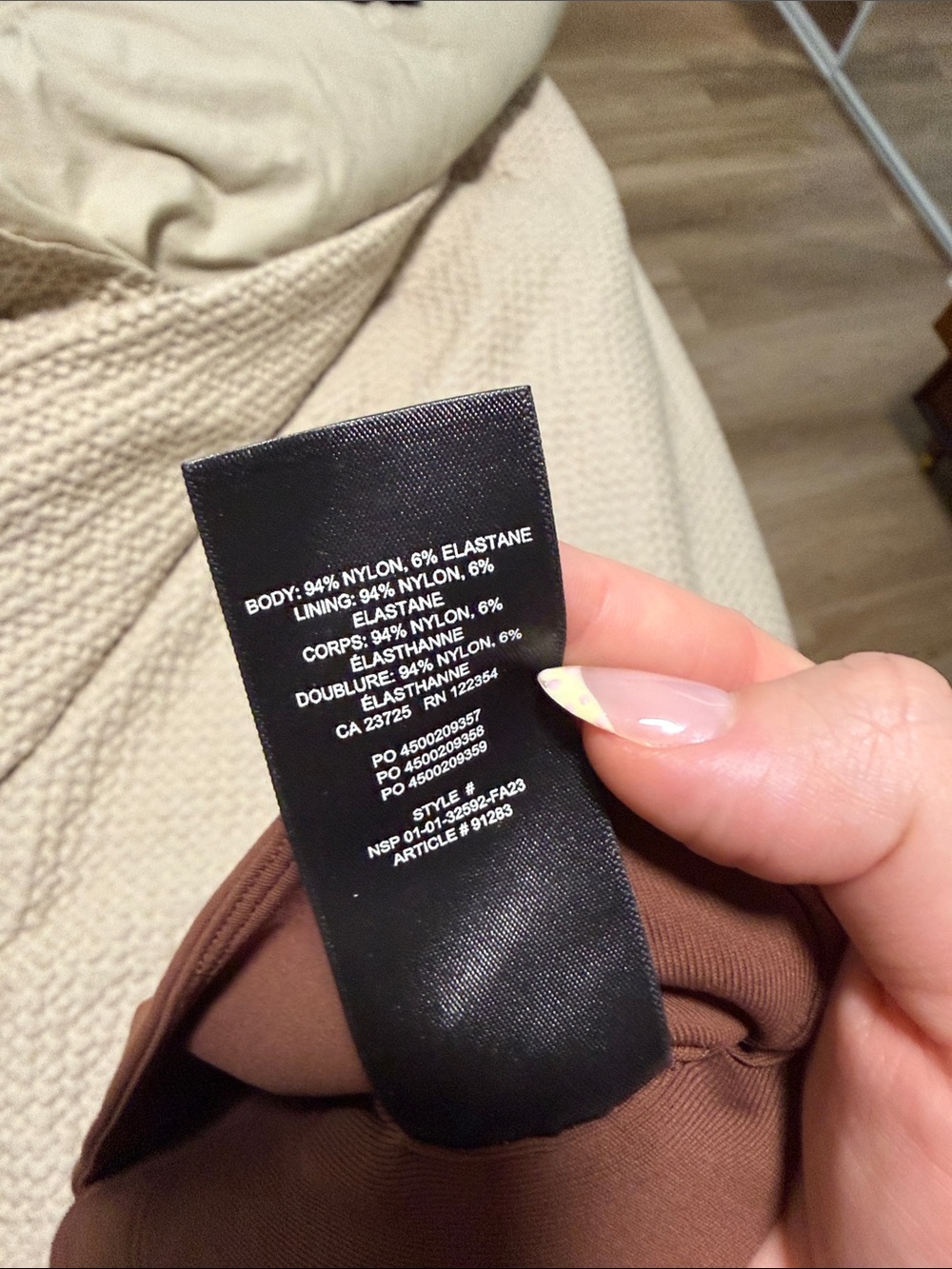 Aritzia Contour Tube Top - Rust Brown - Picture 4 of 4
